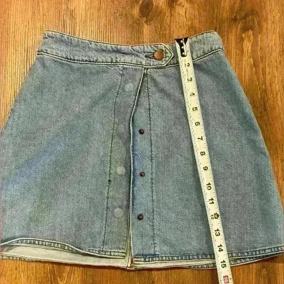 Zara Denim Mini Skirt Size XS - Picture 4 of 4
